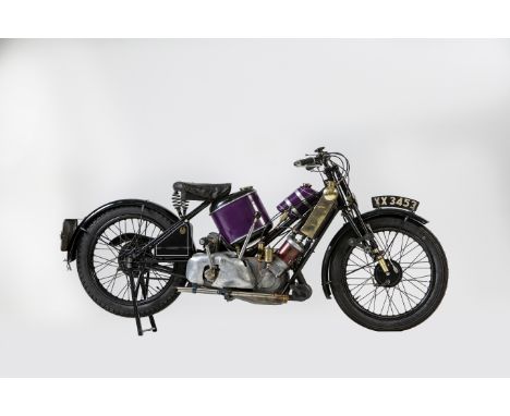 1925 Scott 498cc Three Speed Super SquirrelRegistration no. XX 3453 (see text)Frame no. 364 (see text)Engine no. Y7803• Well 
