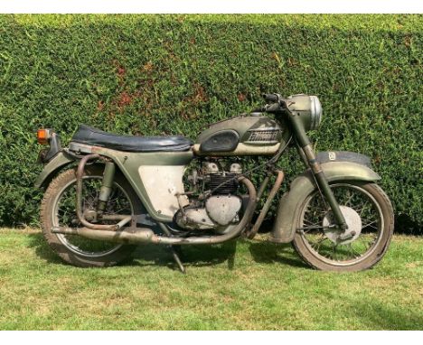 1959 Triumph 498cc 5TA ProjectRegistration no. not registered (see Text)Frame no. 15824Engine no. 5TA 15824Introduced in Sept