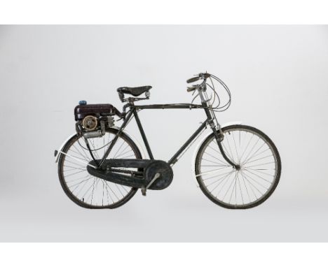 The John Hobbs Collection1951 Mini-Motor 50cc &amp; Gent's Raleigh CycleRegistration no. not registeredFrame no. none visible