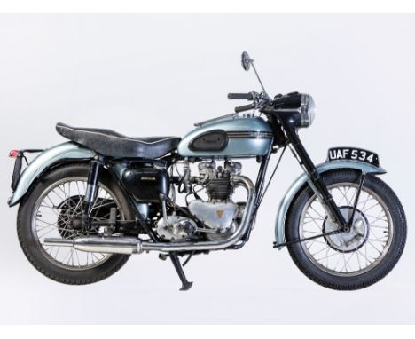 1954 Triumph 499cc Tiger 100Registration no. UAF 534Frame no. 58804Engine no. T100 58804This Tiger 100 has been in the same f