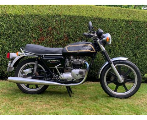 1980 Triumph 744cc T140D SpecialRegistration no. RGF 100VFrame no. T140D EA22404Engine no. T140D EA22404The T140D Bonneville 
