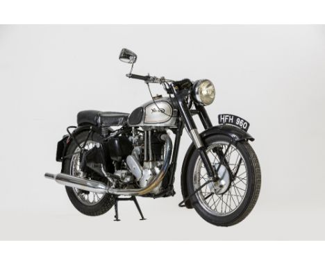 Property of a deceased's estate1951 Norton 499cc ES2Registration no. HFH 960Frame no. F4 35732Engine no. 35732 F4Introduced i