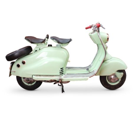 1955  Lambretta LD125Registration no. 558 YUYFrame no. LD 65483Engine no. 10427Manufactured by the Italian industrial giant I