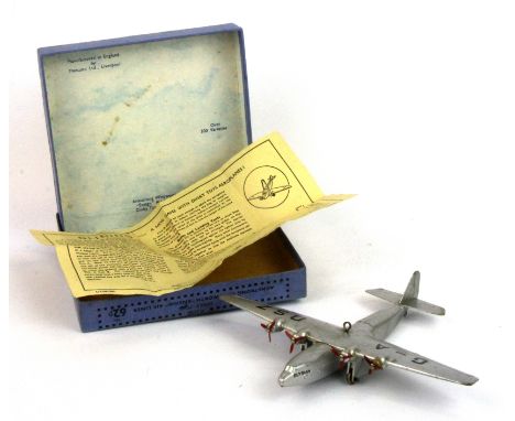 A boxed Dinky toys Armstrong Whitworth 'Ensign' Air Liner.