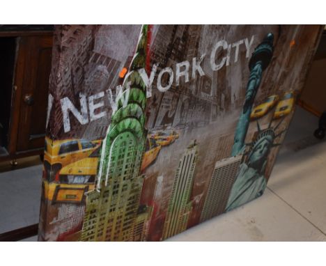 A canvas print, New York City