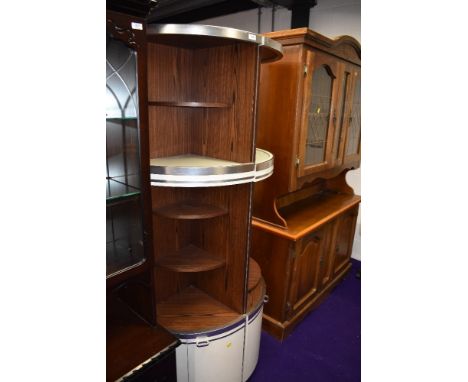 Two vintage corner units