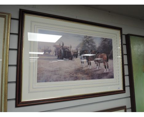 A limited run print of work horses