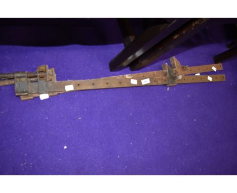 A pair of vintage sash clamps