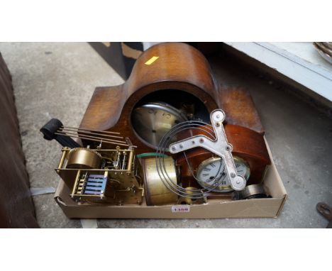 A quantity of clock parts.