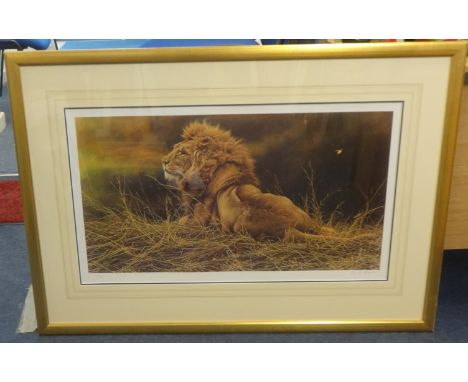 Alan Hunt 'King', signed limited edition print no 238/600, 43cm x 79cm.