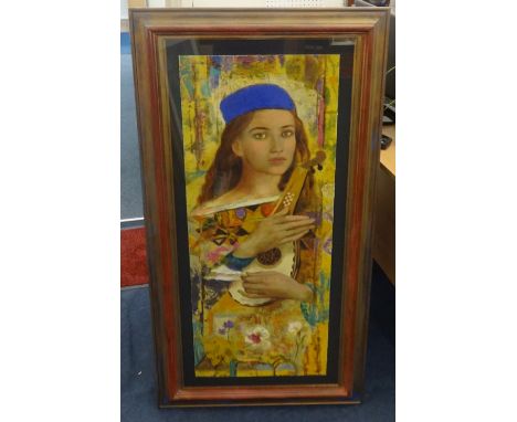 Goyo Dominguez 'Solista', signed limited edition print no 13/45 AP, 99cm x 40cm.