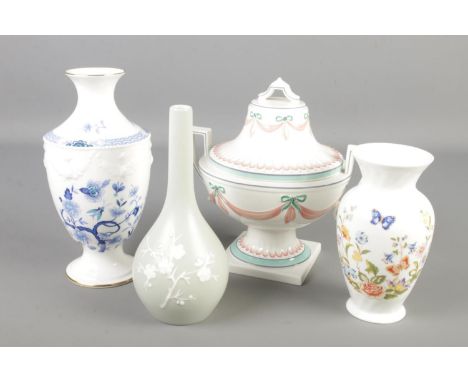 A small collection of ceramics. Includes Villeroy &amp; Boch Josephine urn, Royal Grafton Dynasty vase, Copeland Spode and Ay