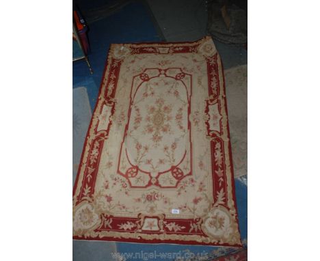 An Aubusson style Tapestry Rug, 5' x 3'