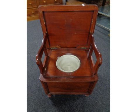 A Victorian commode 
