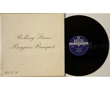 THE ROLLING STONES - BEGGARS BANQUET LP (ORIGINAL UK STEREO PRESSING - SKL 4955). Lovely original UK stereo example of the De