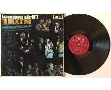 THE ROLLING STONES - HAVE YOU SEEN YOUR MOTHER LIVE! LP (ORIGINAL UK MONO EXPORT PRESSING - DECCA LK 4838). So seldom seen or