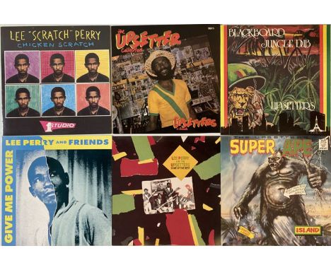 LEE PERRY/UPSETTERS &amp; RELATED- LPs. An outstanding collection of 9 x LPs plus 1 x 12" (10 releases in total) from Lee 'Sc