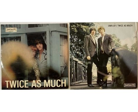 TWICE AS MUCH - OWN UP/TWICE AS MUCH LPs (ORIGINAL UK AND ITALIAN COPIES ON IMMEDIATE). Wicked bundle to include both the ori