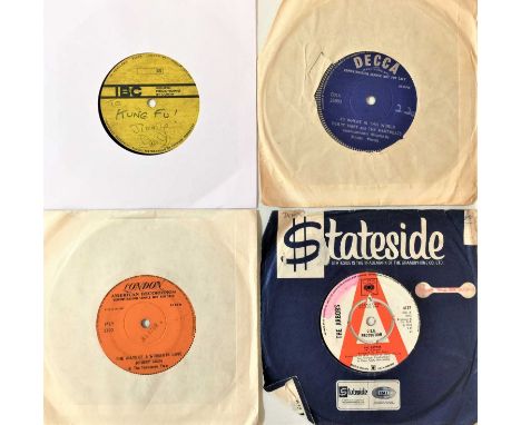 7" RARITIES/ ACETATE. Here we have an eclectic genre-spanning pack of 4 7" rarities, including an acetate. Artists/ titles in