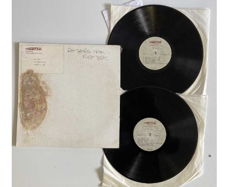 THE CLASH - 'RAT PATROL FROM FORT BRAG' ACETATE LP (THE ORIGINAL COMBAT ROCK!). An incredible piece of Punk history with this