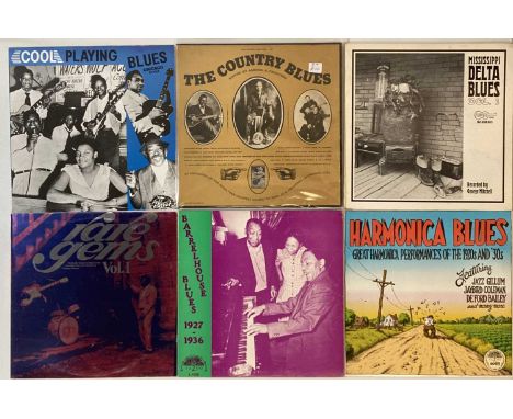 BLUES - LP COMPILATIONS. A quality selection of 25 blues LP compilations. Titles include Mississippi Delta Blues Vol1, Harmon