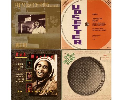 REGGAE - LP BOX SETS. Tuff selection of 4 x smart LP box sets. Titles are Lee Scratch Perry &amp; Friends - The Upsetter Box 