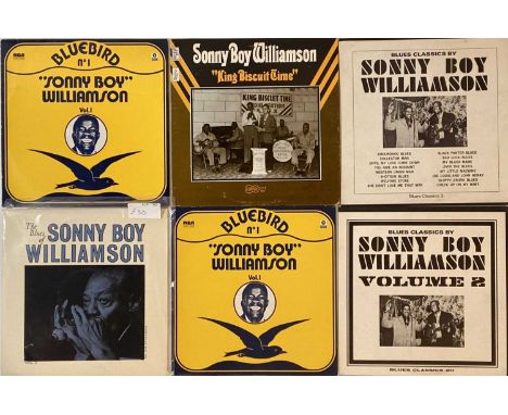 SONNY BOY WILLIAMSON 1 &amp; 2 - LPs. A quality selection of 11 LPs by both kings of the blues harmonia Sonny Boy Williamson 