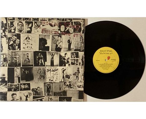 THE ROLLING STONES - EXILE ON MAIN ST. LP (COMPLETE ORIGINAL UK COPY - COC 69100). Lovely and clean complete original UK copy