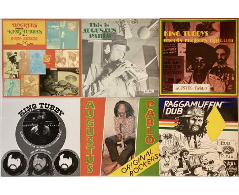 AUGUSTUS PABLO/KING TUBBY - LPs. Completely mega collection of 10 x LPs featuring these two pioneers of Dub. Titles are King 