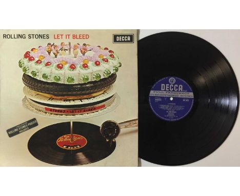 THE ROLLING STONES - LET IT BLEED LP (COMPLETE ORIGINAL UK STEREO COPY - SKL 5025). Always great to see complete original ste