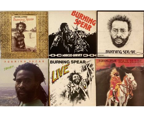 BURNING SPEAR - LPs. Choice collection of 6 x ace LPs from Burning Spear. Titles are Burning Spear (hard to source US pressin