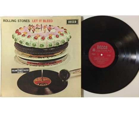 THE ROLLING STONES - LET IT BLEED LP (COMPLETE ORIGINAL UK MONO COPY - LK 5025). Wicked now complete mono original copy of th