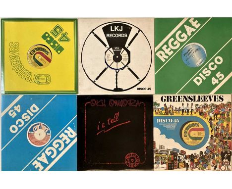REGGAE - 12"/10" COLLECTION (ROOTS/ROCKSTEADY/DUB/DANCEHALL). Totally mega collection of 46 x  Reggae 12"/10" largely present