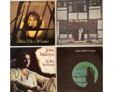 MARC BRIERLEY/ JOHN MARTYN - LPs. A smashing pack of 4 LPs by 2 folk-rock greats. Artists/ titles include Marc Brierley - Hel