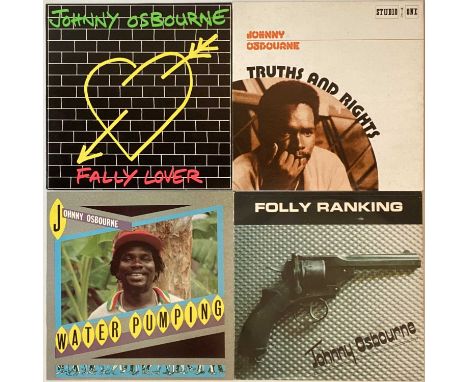 JOHNNY OSBOURNE - LPs. Gettin' up with Johnny Osbourne - here's 4 x smart LPs. Titles are Truths And Rights (scarce Studio On