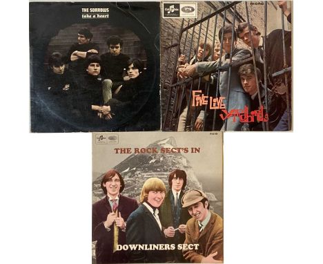 DOWNLINERS SECT/SORROWS/YARDBIRDS - 60s LP RARITIES. Ace pack of 3 x origianl UK 60s LP rarities. Titles are Downliners Sect 