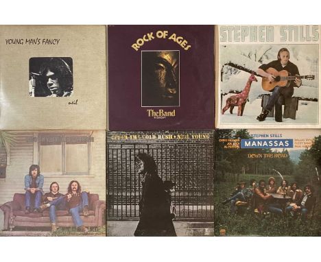 CLASSIC/ FOLK ROCK - LPs. A wonderful collection of 18 LPs. Artists/ titles include Stephen Stills inc S/T (2401004, UK plum/