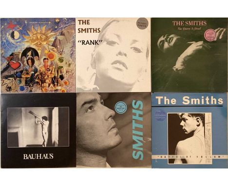 THE SMITHS + ALT/ WAVE LPs. A smashing pack of 7 LPs. Artists/ titles include The Smiths inc The Queen Is Dead (ROUGH 96, A-2