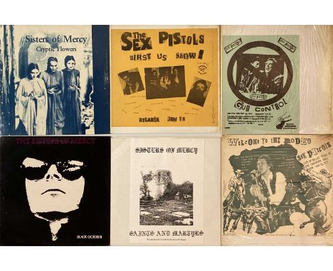SEX PISTOLS/ SISTERS OF MERCY - LP RARITIES. A smashing pack of 7 LPs, all are privately released rarities containing things 