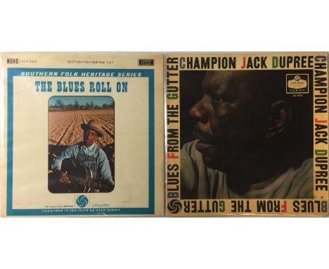 CHAMPION JACK DUPRESS/ VARIOUS - THE BLUES LIVE ON (UK LONDON LP RARITIES). Here we have a superb pack of 2 LP rarities on th