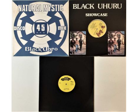 BLACK UHURU - 12"/LP RARITIES. Wicked selection of 3 x 12"/LP rarities from Black Uhuru. Titles are  Natural Mystic c/w Sorry