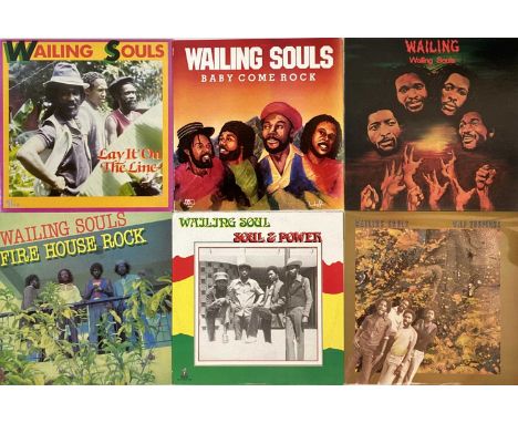 THE WAILING SOULS - LPs. Brilliant collection of 7 x LPs from the Rocksteady legends. Titles are Wailing (JA 1981 Jah Guidanc
