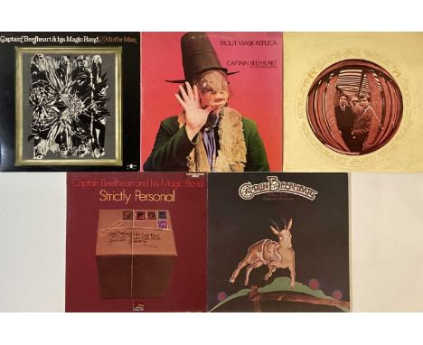 CAPTAIN BEEFHEART - LPs (INCLUDING PART WHITE LABEL). Smart selection of 5 x LPs from Captain Beefheart. Titles are Safe As M