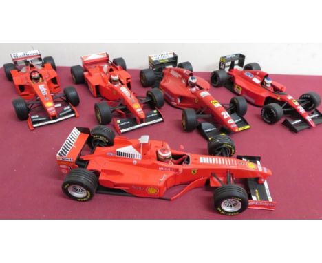 Hot Wheels 1:18 Minichamps etc F18 scale model Ferrari's, incl. By Eddie Irvine (3) Berger (2) (5) 