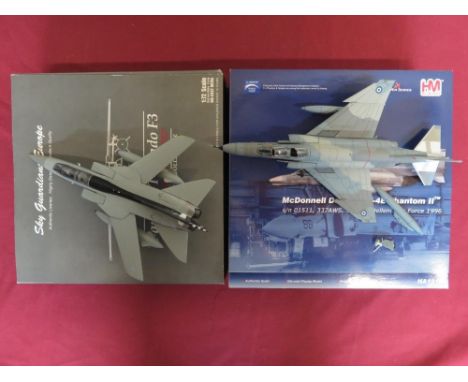 Three boxed HM Air Power series .172 scale models of F4 Phantom in various livery and a similar Tornado F3 (4) 