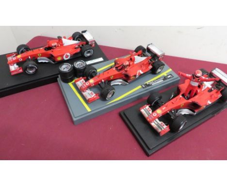 Hot Wheels 1:18 scale model Ferraris World Champ F2002 limited edition 1/300, Michael Schumacher 2003 World Champion limited 