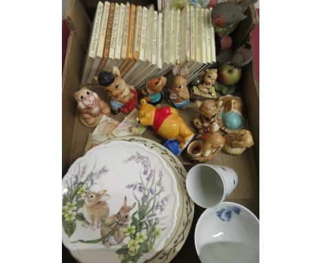 Collection of Beatrix Potter and other: Peter Rabbit books various editions, a Beswick Scenes from Beatrix Potter plate, Humm