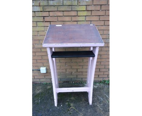 Church style Lectern with internal shelf and pierced cross shaped detail to the sides 