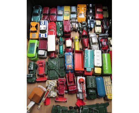 Collection of Matchbox, Lesney and other small scale diecast vehicles, matchbox shop etc (two boxes) 