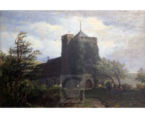 Richard Henry Nibbs (1816-1893)oil on wooden panelHamsey Churchsigned10.75 x 15in.